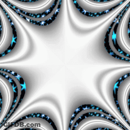 A White Background With Blue And Black Swirls GIF