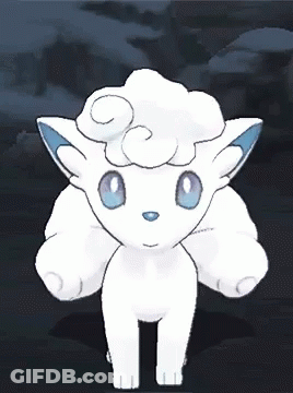 White Cat With Pink Hearts GIF