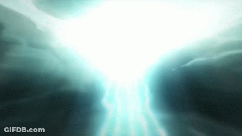 White Light Coming Out Of Dark Cave GIF