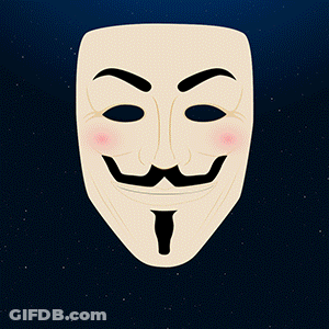 A White Mask With A Mustache And The Word Reime Behind It GIF