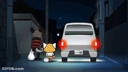 A White Van With A License Plate That Starts With The Letter E GIF
