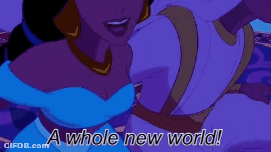 A Whole New World Aladdin Zoom Out GIF