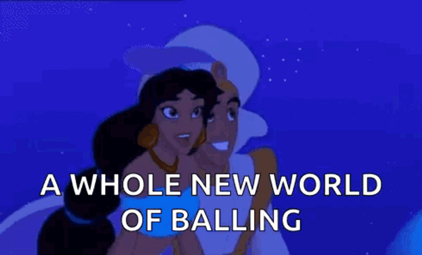 A Whole New World Of Balling Meme GIF