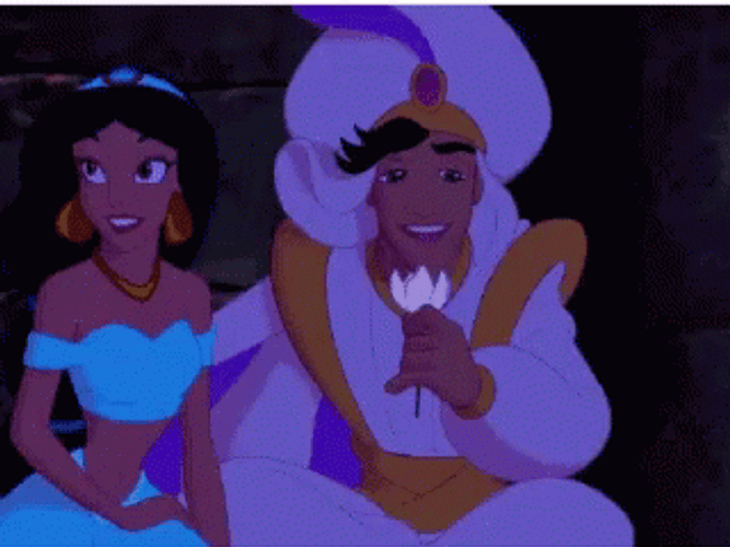 A Whole New World  Princess Jasmine And Aladdin GIF