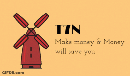 Windmill With Make Money And Money Will Save You GIF