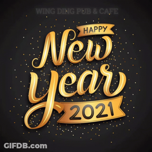 A Wing Ding Pub And Cafe Wishes You A Happy New Year 2021 GIF