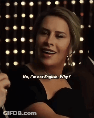 A Woman In A Black Dress Is Saying No Because You Have Something .. GIF
