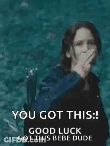 A Woman In A Black Jacket Is Giving The Middle Finger In The Water . GIF