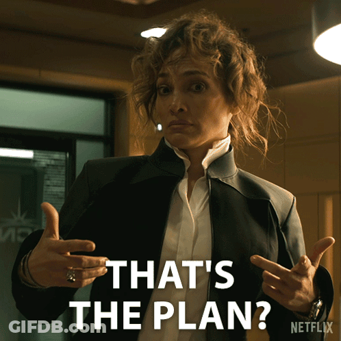 Woman In Black Jacket Saying That's The Plan Netflix GIF