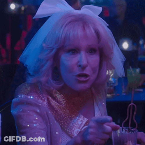 A Woman In A Bride 'S Veil Says No GIF