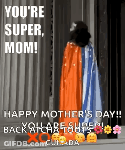 A Woman In A Cape Is Standing In Front Of A Door . GIF