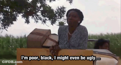 A Woman In A Car Says I 'M Poor , Black I Might Even Be Ugly GIF
