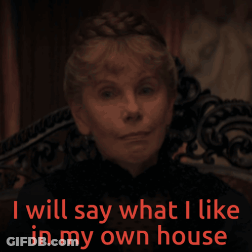 Woman In Dark Room Say What I Like GIF