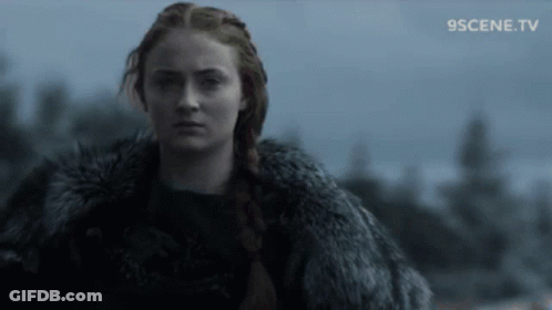 A Woman In A Fur Coat Is Featured On 9Scene Tv GIF