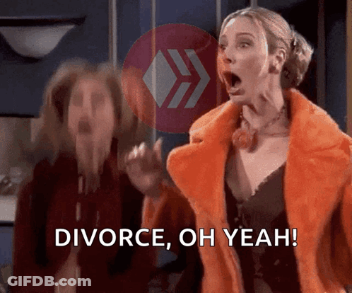 A Woman In A Fur Coat Says Divorce Oh Yeah In Front Of Another Woman GIF