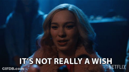 A Woman In A Fur Coat Says It 'S Not Really A Wish Netflix GIF
