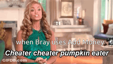 A Woman In A Green Dress Is Talking About Bray GIF