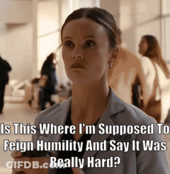 A Woman In A Lab Coat With A Caption That Says Is This Where I 'M Supposed GIF