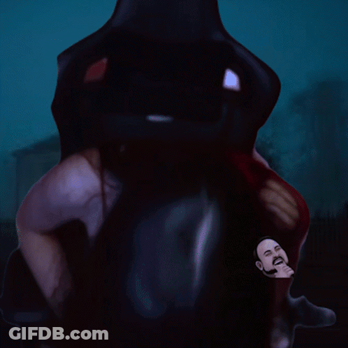 A Woman In A Red Dress Is Screaming With Lightning Coming Out Of Her Eyes GIF