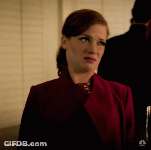 A Woman In A Red Jacket With The Hashtag #Zoeysplaylist On The Bottom GIF