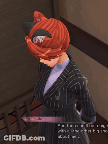 A Woman In A Suit Is Standing In Front Of A Stained Glass Window And Says " No Matter What Always Be Best Friends " GIF