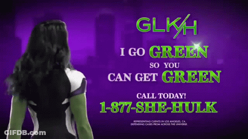 Superhero Woman Says I Go Green GIF