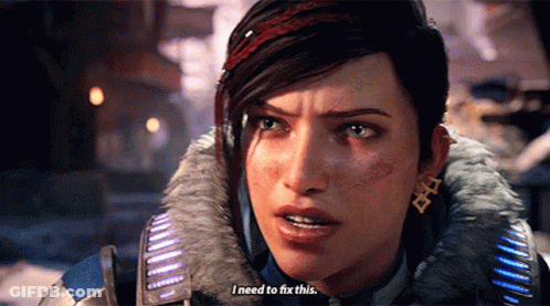A Woman In A Video Game Is Saying I Need To Fix This GIF