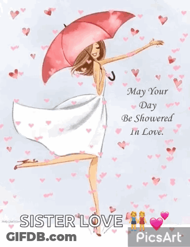 A Woman In A White Dress Is Holding An Umbrella . GIF