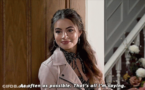 A Woman In A White Jacket Says As Often As Possible That 'S All I 'M Saying GIF