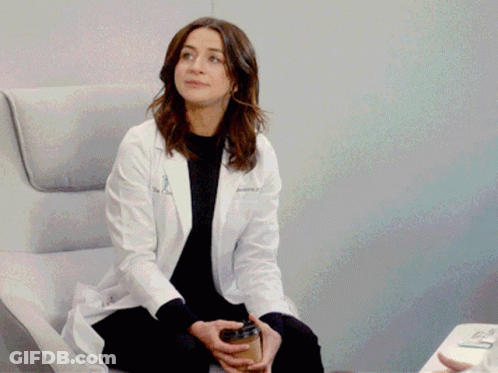 A Woman In A White Lab Coat Has The Name Amanda On Her Shirt GIF