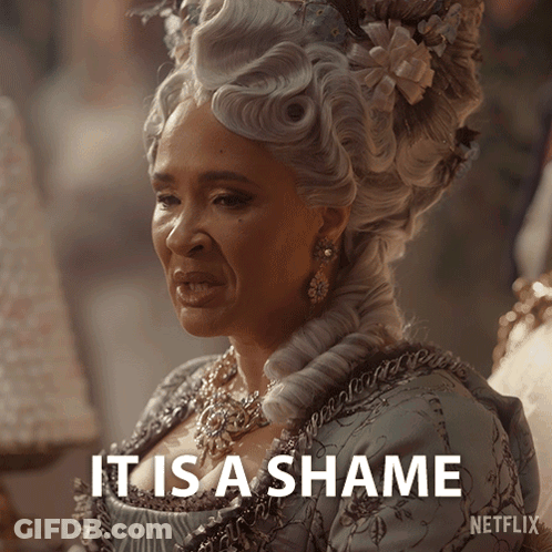 A Woman In A Wig Says It Is A Shame On Netflix GIF
