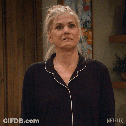 A Woman In Pajamas Says " You 'Re Right " In A Netflix Ad GIF