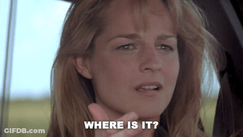 A Woman Is Asking Where Is It In A Car GIF