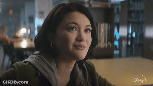 A Woman Is Asking Why Do You Ask On Disney Plus GIF
