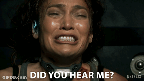 Woman Crying With Did You Hear Me GIF