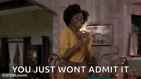Woman Dancing In Living Room Saying You Just Won't Admit It GIF