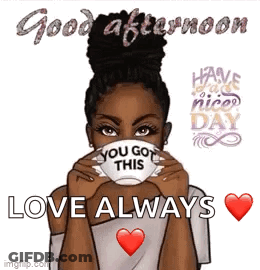 A Woman Is Holding A Cup Of Coffee That Says `` You Got This `` . GIF