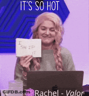 A Woman Is Holding A Sign That Says I Sheep 17 GIF
