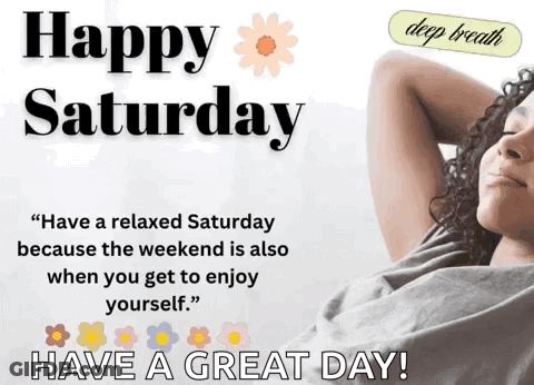 A Woman Is Laying On A Bed With Her Hands Behind Her Head . GIF