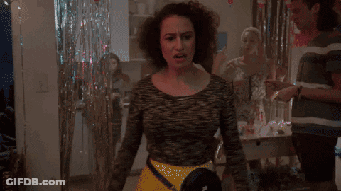 A Woman Is Making A Funny Face And The Words Friggin ' Rigged Are Below Her GIF