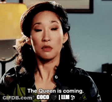 A Woman Is Saying The Queen Is Coming Coco I Llm . GIF