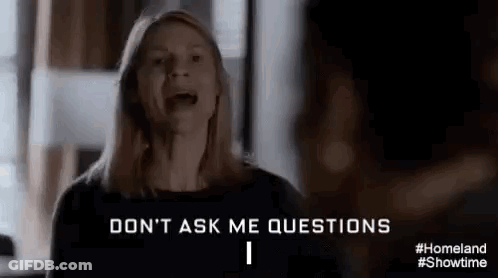 Woman Screaming At Another Don Ask Questions GIF