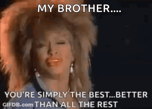 A Woman Is Singing A Song About Her Brother GIF