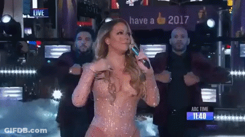 Woman Singing Into Microphone On Stage GIF