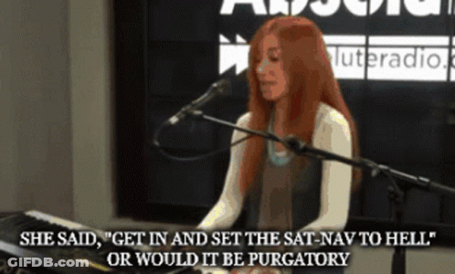 Woman Singing Into Microphone And Playing Keyboard GIF