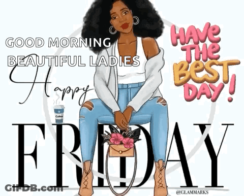 A Woman Is Sitting On A Chair With A Bouquet Of Flowers In Her Hand And A Cup Of Coffee . GIF