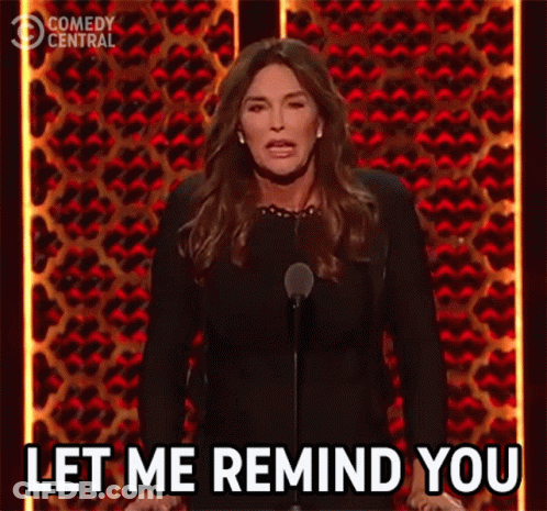 A Woman Is Standing In Front Of A Microphone With Her Eyes Closed And Saying Let Me Remind You . GIF