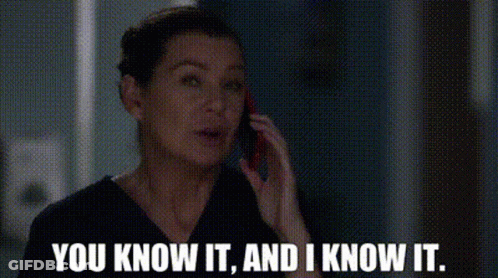 A Woman Is Talking On A Cell Phone And The Words `` You Know It , And I Know It '' Are Visible . GIF