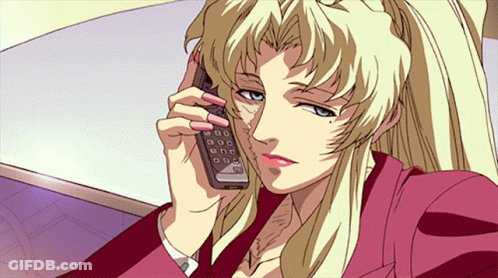 A Woman Is Talking On A Cell Phone With The Numbers 0-9 On The Screen GIF