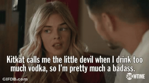 A Woman Is Talking To A Man In A Showtime Ad GIF